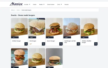 Webshop: Maxice